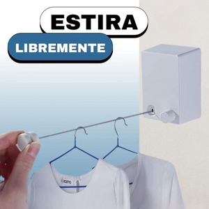 Tendedero Retráctil de Pared | 4,2 m de Longitud