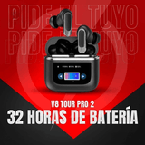 Audiófonos V8 Tour Pro 2 Inalámbricos Touch One