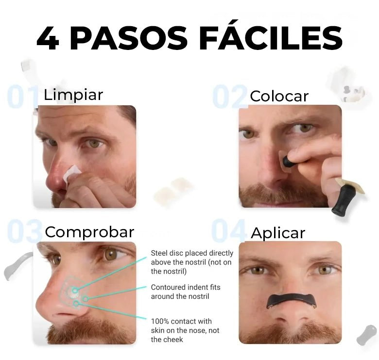 Tiras Nasales Magnética AntiRonquido