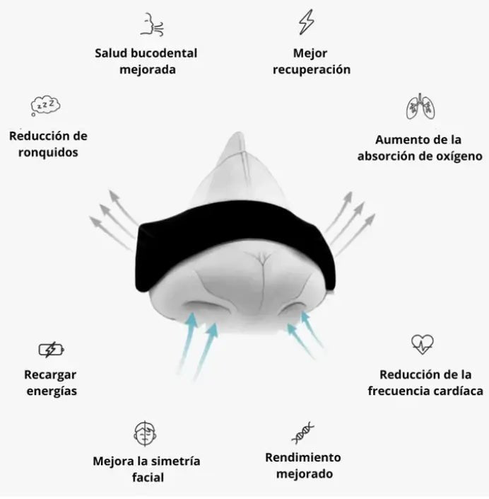 Tiras Nasales Magnética AntiRonquido
