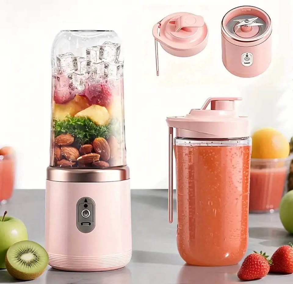LICUADORA PORTATIL DOBLE VASO & Salud y Energía en Cualquier Lugar