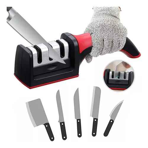 Afilador de Cuchillos Multifuncional 3 en 1