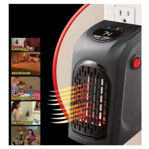 Mini Calefactor Eléctrico Portátil de 800W  Con control