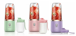LICUADORA PORTATIL DOBLE VASO & Salud y Energía en Cualquier Lugar