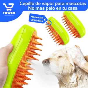 Cepillo de vapor para mascotas eléctrico ( 2x1 ) Pagas 1  y llevas 2