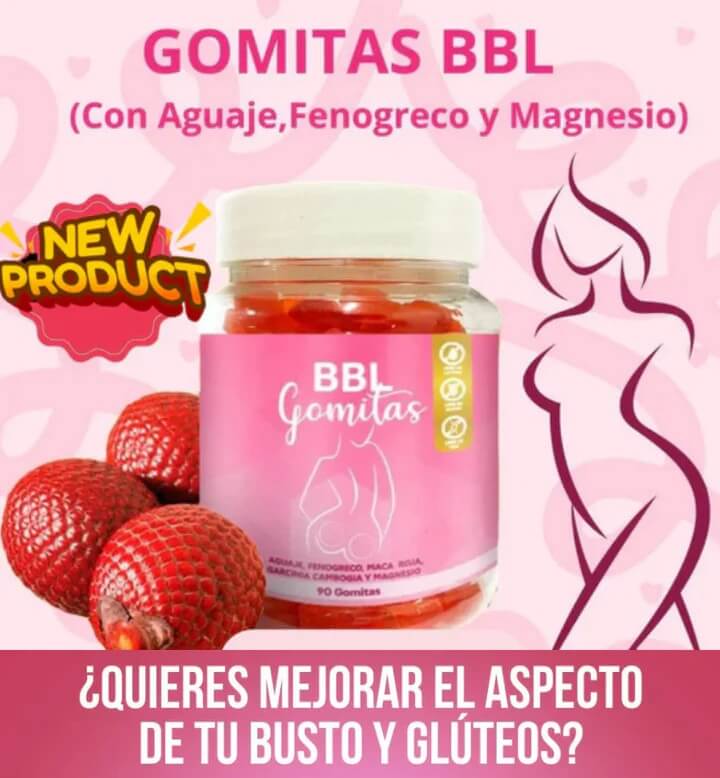 Suplemento para mujeres BBL, acompaña tu esfuerzo y siente los resultados.