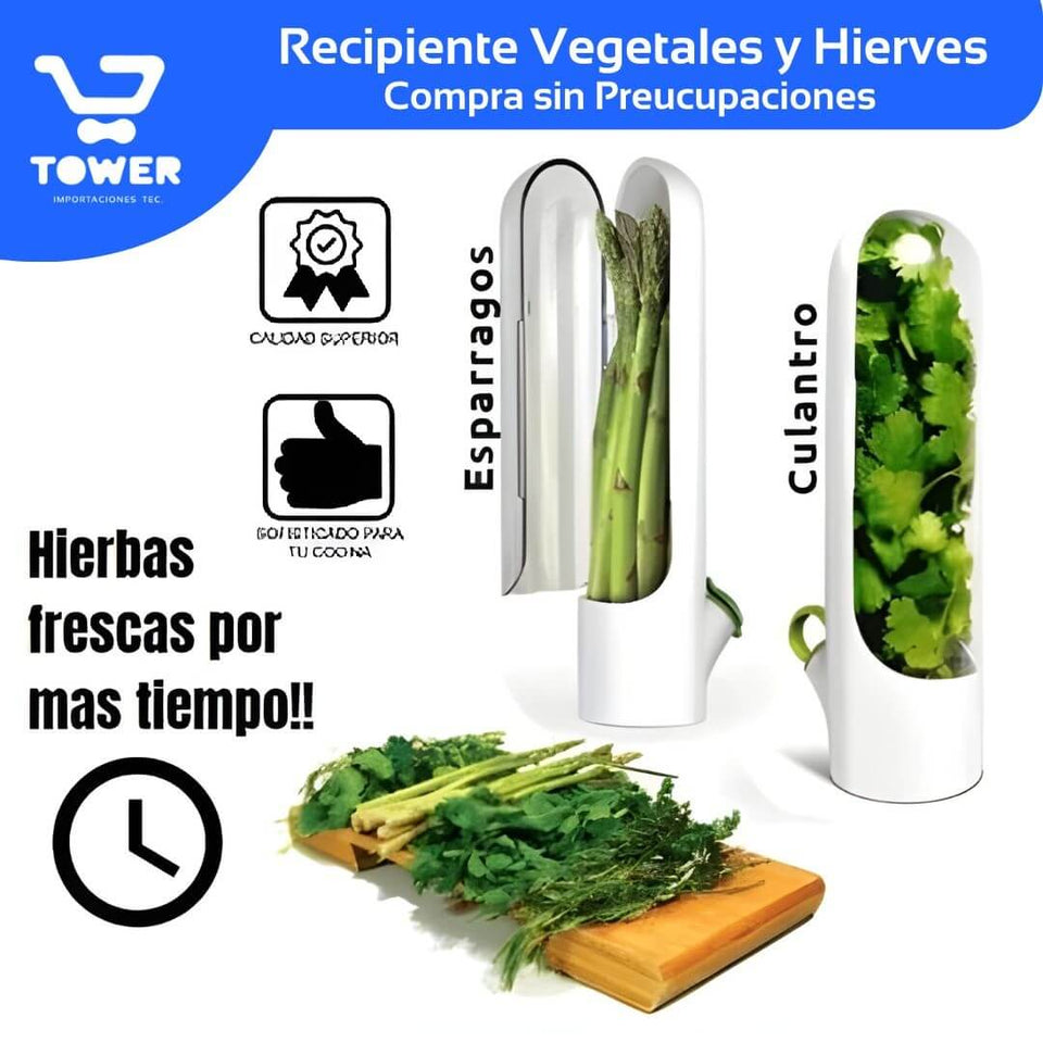 CONSERVADOR DE HIERBAS Y VEGETALES FRESCOS