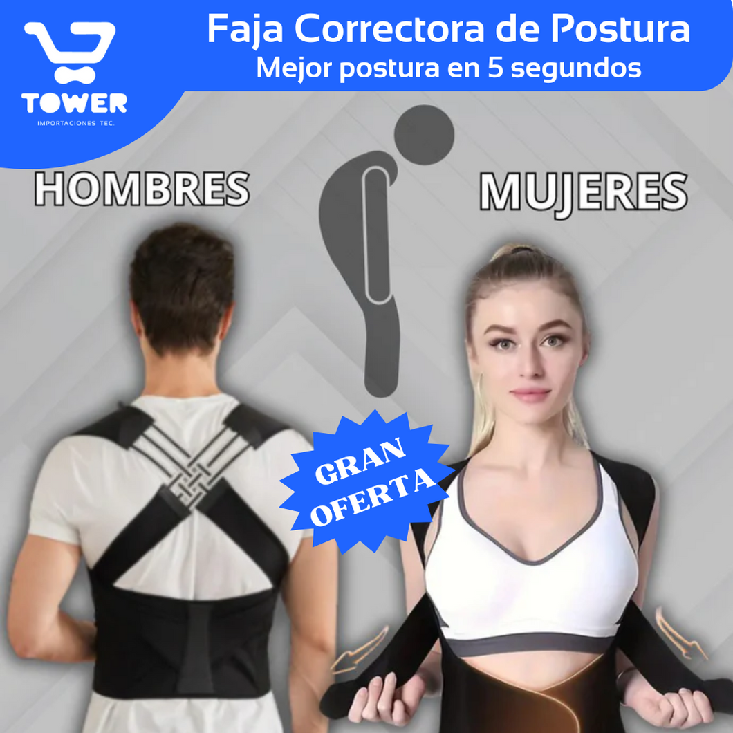 FAJA CORRECTOR DE POSTURA ELÁSTICA