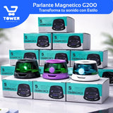 Parlante Magnético G200 con Luces RGB
