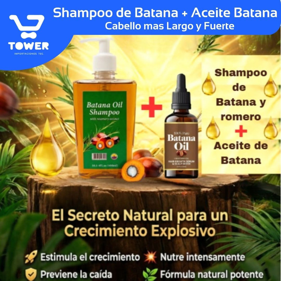 Pack Shampoo de Batana 350ml  + Aceite de Batana 35ml