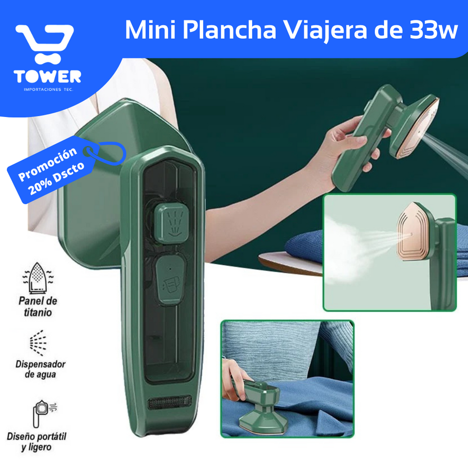 Mini Plancha Eléctrica Viajera 33W