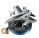 Ambientador Avión Aromaterapia para automóvil con Panel SOLAR +1 Esencia Gratis