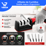 Afilador de Cuchillos Multifuncional 3 en 1