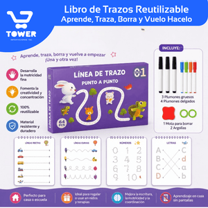 LIBRO DE TRAZOS 64 PAGINAS 100% REUTILIZABLE