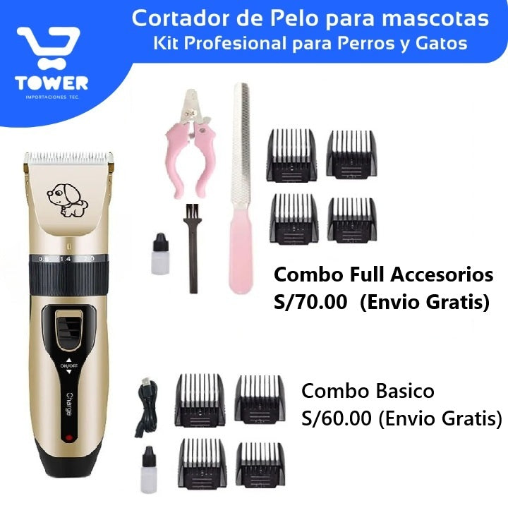 Cortador de Pelo para Mascotas