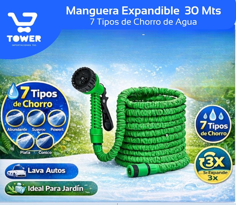 Manguera Expandible 30 Metros