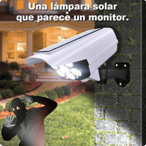 Lámpara Solar tipo Cámara con Sensor de Movimiento
