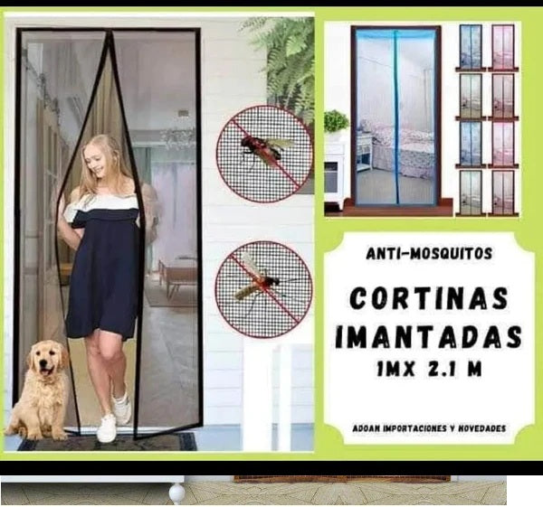 Cortina Magnética de Ventilación Anti Zancudos y Mosquitos