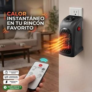 Mini Calefactor Eléctrico Portátil de 800W  Con control