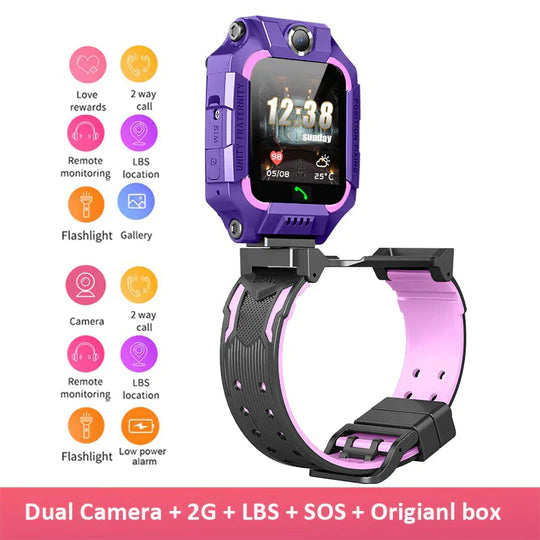 Smart Watch Kids Q19 con Chip, Ubicación LBS y Cámara