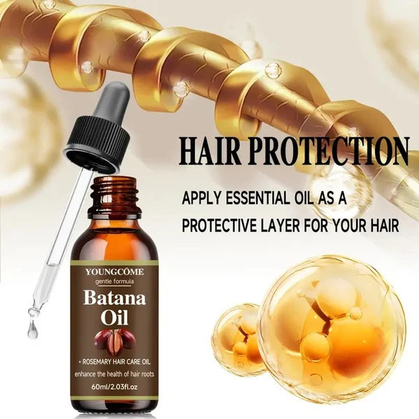 2X1 ACEITE DE BATANA OIL & ROMERO | Tratamiento Restauracion Capilar , 100% Natural
