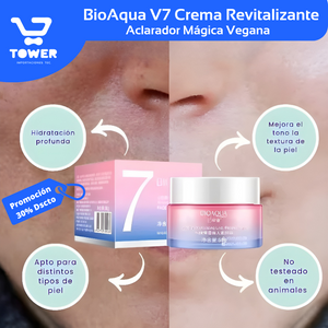 Crema Hidratante facial V7 - BIOAQUA / Aclaradora