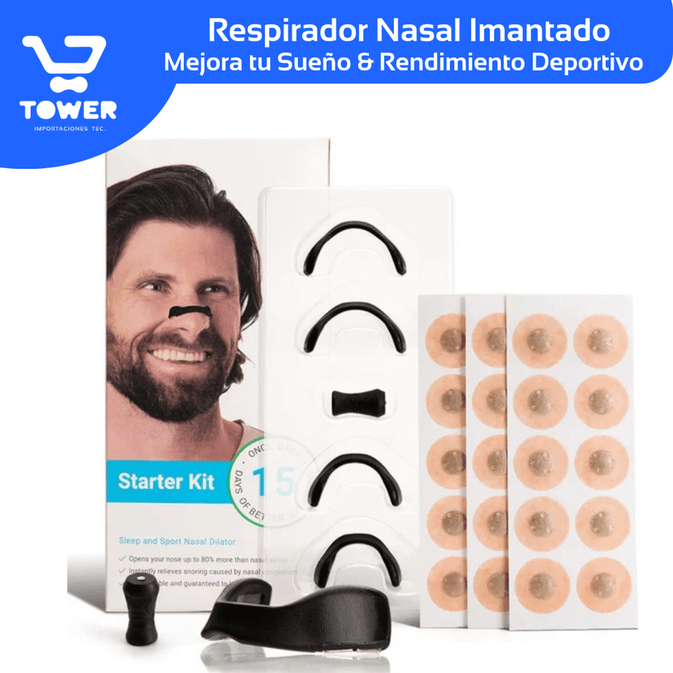 Tiras Nasales Magnética AntiRonquido