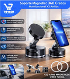 Soporte Magnético Ventosa Multifuncional 360 Grados